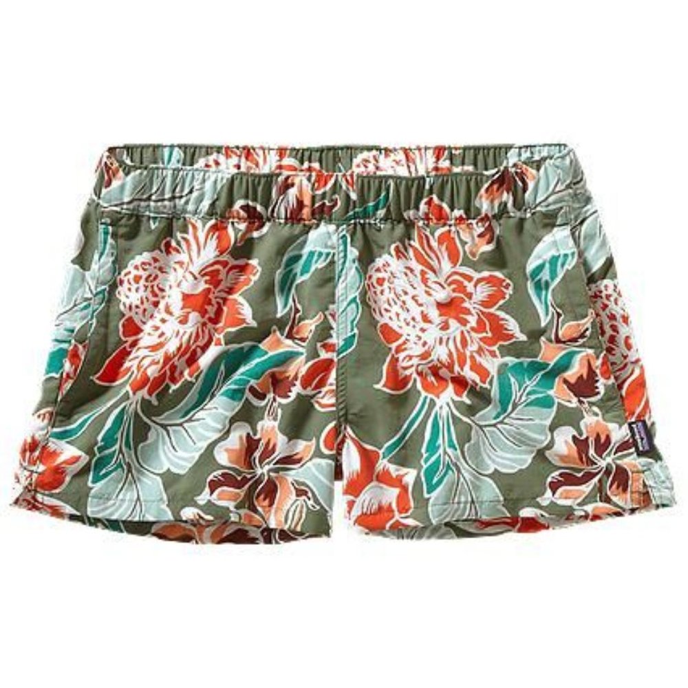 Patagonia Barely Baggies, Floral Print, Size Small